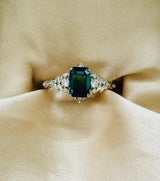 Nhẫn Eowen – Emerald Cut Fantasy